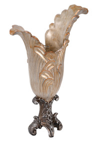 Silver Chiffon Vase