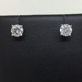 RB 1.78cttw Diamond Stud Earrings Aruna 