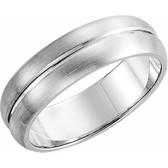 Musonera Mens Band #5 - 14k White Gold