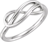 14k Double Infinity Ring