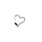 14kt Yellow Heart Chain Slide