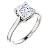 Diamond Crown Solitare Engagement Ring