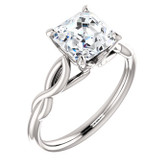 Twist Solitaire Engagement RIng