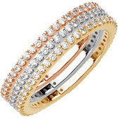 Stackable 1/3 CTW Diamond Band