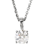 14kt White 3/4 CTW Diamond 18" Necklace
