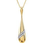 14kt Yellow 1/3 CTW Diamond 18" Necklace