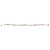 14kt Yellow Freshwater Cultured Pearl 7.5" Bracelet