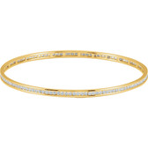 Diamond Stackable Bangle Bracelet