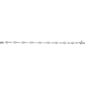 14kt White 1 CTW Diamond Line 7.5" Bracelet