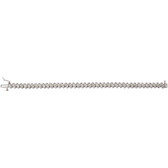 14kt White 3 1/3 CTW Diamond Line Bracelet