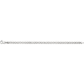 14kt White Charm 7" Bracelet