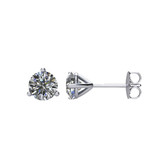Diamond Earrings With Backs 1/5 Ctw