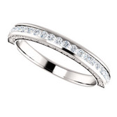 14kt White 1/2 CTW Round (1.5mm)