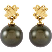 Tahitian Cultured Pearl Earrings