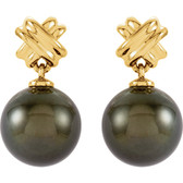 Tahitian Cultured Pearl Earrings