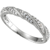 1/6 CTW Diamond Twist Anniversary Band - W651964