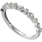 1/8 CTW Diamond Stackable Anniversary Band - W652010