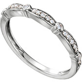 1/8 CTW Diamond Stackable Anniversary Band - W652011