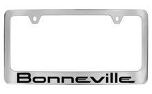 Pontiac Bonneville Block Letters License Plate Frame