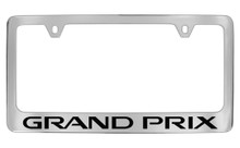 Pontiac Grand Prix Block Letters License Plate Frame