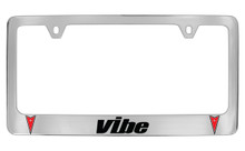 Pontiac Vibe Block Letters License Plate Frame
