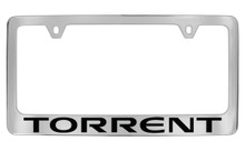 Pontiac Torrent Block Letters License Plate Frame