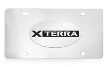 Nissan Xterra Chrome Plated Solid Brass Emblem Attached To A Stainless Steel Plate