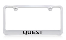 Nissan Quest Chrome Plated License Plate Frame 