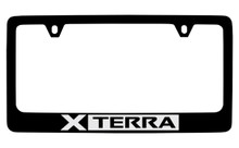 Nissan Xterra Black Coated Metal License Plate Frame Holder