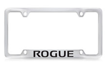 Nissan Rogue Chrome Plated Solid Brass Bottom Engraved License Plate Frame Holder