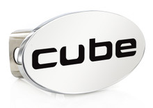 Nissan Cube Chrome Plated Solid Brass Oval Hitch Cover 