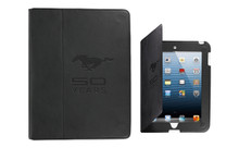 Mustang 50th Anniversary-Mustang 50 Years Black Leather iPad Case