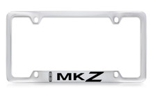 Lincoln MKZ Logo Bottom Engraved Solid Brass License Plate Frame 