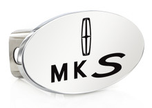 Lincoln MKS Logo Oval Chrome Plated Trailer Hitch Cover 