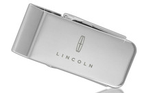 Lincoln Chrome Plated Money Clip With Flat Shiny Finish On Back