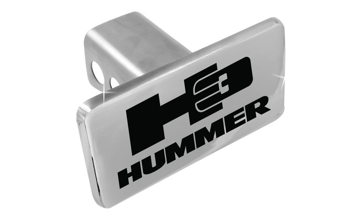 USA Satin Black White Hummer H3 License Plate Frame Engraved Logo