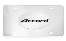 Honda Accord Chrome Plated Solid Brass Emblem Attached To A Stainless Steel Plate