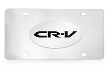 Honda CR-V Chrome Plated Solid Brass Emblem Attached To A Stainless Steel Plate