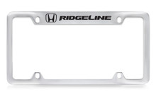Honda Ridgeline Logo Chrome Plated Zinc Top Engraved License Plate Frame 