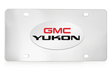 GMC Yukon Chrome Plated Solid Brass Emblem Attached To A Stainless Steel Plate