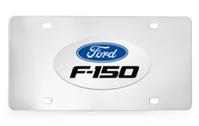Ford F-150 With Logo Chrome Plated Solid Brass Emblem Attached To A Stainless Steel Plate