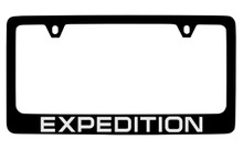 Ford Expedition Black Coated Zinc License Plate Frame Holder 