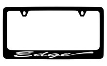 Ford Edge Script Black Coated Zinc License Plate Frame 