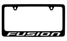 Ford Fusion Black Coated Zinc License Plate Frame Holder