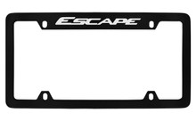 Ford Escape Top Engraved Black Coated Zinc License Plate Frame 
