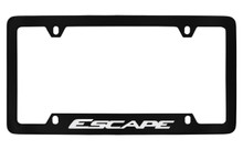Ford Escape Bottom Engraved Black Coated Zinc License Plate Frame 