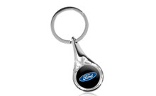 Ford Water Drop Shape Keychain In A Black Gift Box
