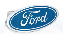 Ford Logo Oval Trailer Hitch Cover Plug
