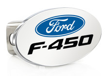 Ford F-450 Logo Oval Trailer Hitch Cover 