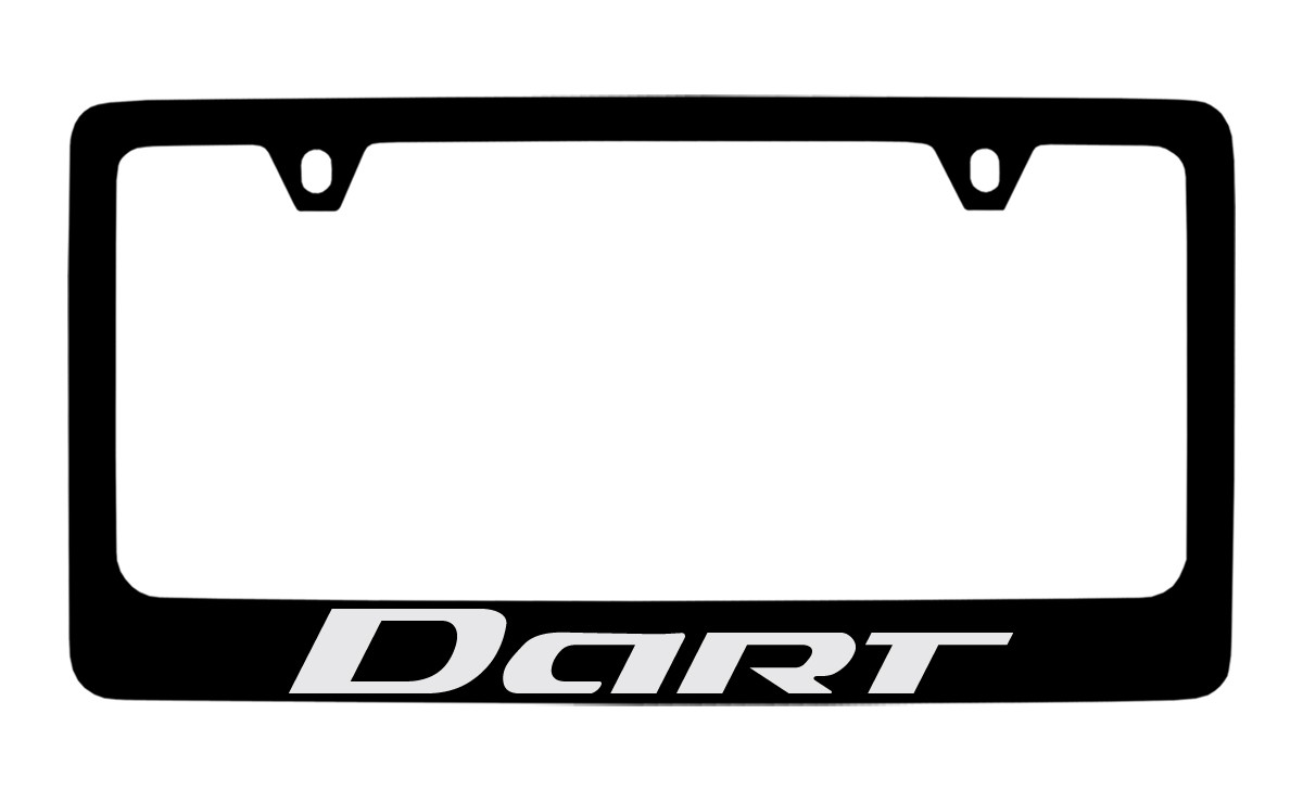 Dodge Durango RT Red Lettering Black Metal License Plate Frame – Front Or Rear